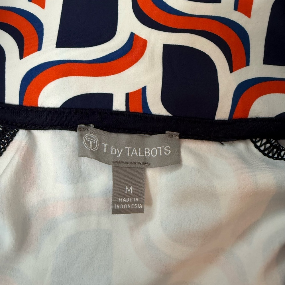 Talbots Size Medium Performance Interlock Half-Zi… - image 4